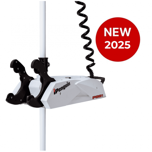 Электромотор HAIBO IPENGUIN P001 12v/72 New 2025 + ВСТРОЕННЫЙ КОМПАС