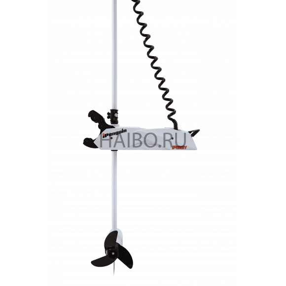 Электромотор HAIBO IPENGUIN P001 12v/72 New 2025 + ВСТРОЕННЫЙ КОМПАС + ПЛОЩАДКА